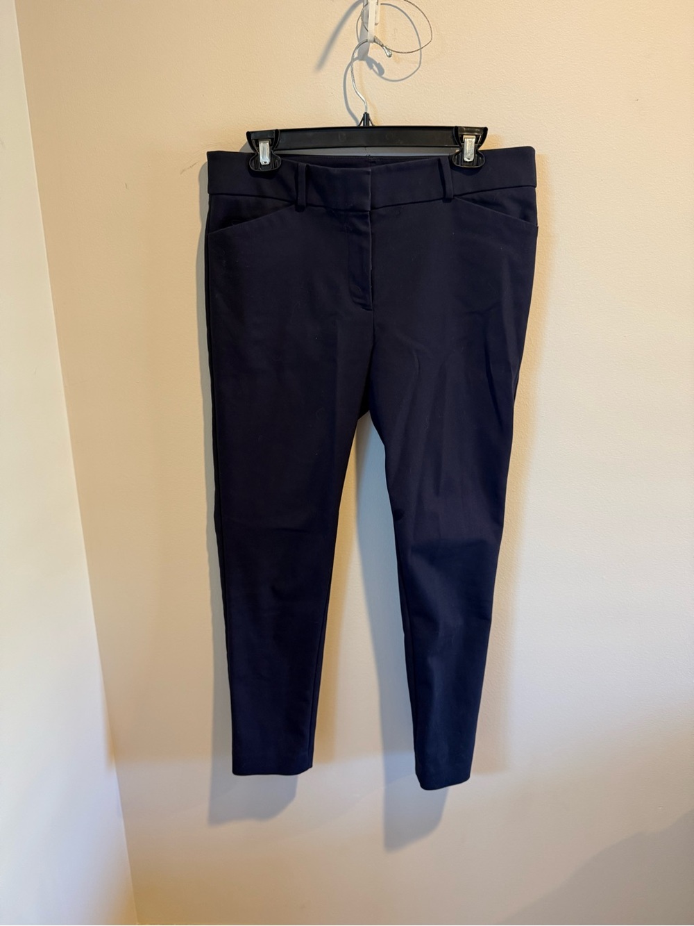 Classic Women's Navy Stretch Ankle Skinny Pants